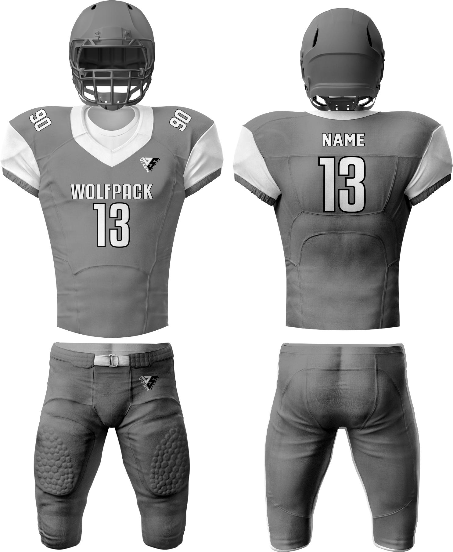 Panel cut style jerseys